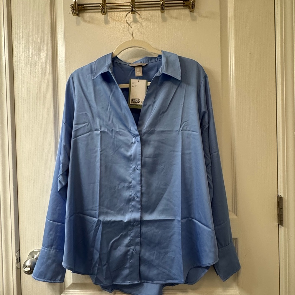 H&M Blue Button Down Shirt